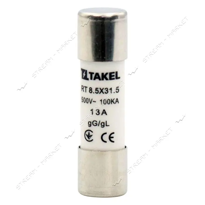 Плавкий предохранитель Takel RT 8.5х31.5 13А                                                        