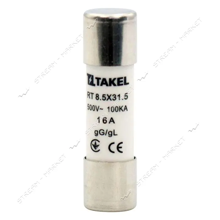 Плавкий предохранитель Takel RT 8.5х31.5 16А                                                        