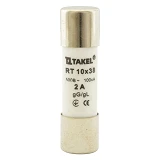 Плавкий предохранитель Takel RT 10х38 2А                                                            