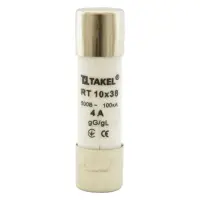 Плавкий предохранитель Takel RT 10х38 4А                                                            