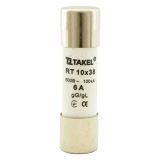 Плавкий предохранитель Takel RT 10х38 6А