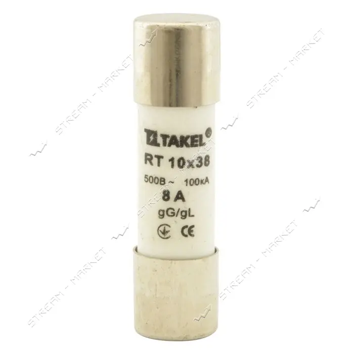 Плавкий предохранитель Takel RT 10х38 8А                                                            