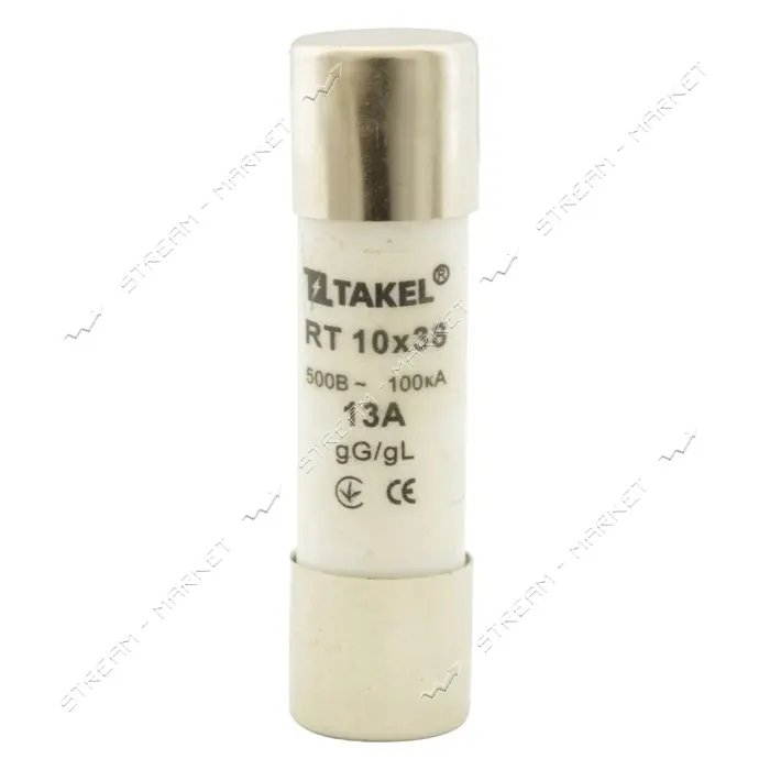 Плавкий предохранитель Takel RT 10х38 13А