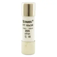 Плавкий предохранитель Takel RT 10х38 20А                                                           