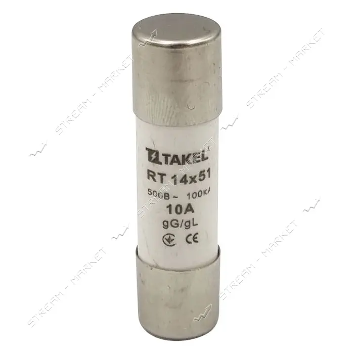 Плавкий предохранитель Takel RT 14х51 10А