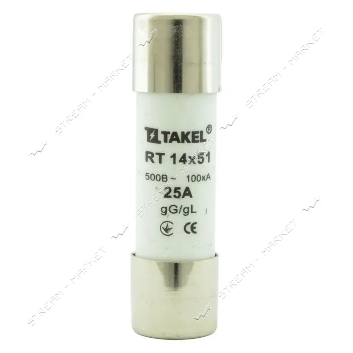 Плавкий предохранитель Takel RT 14х51 25А