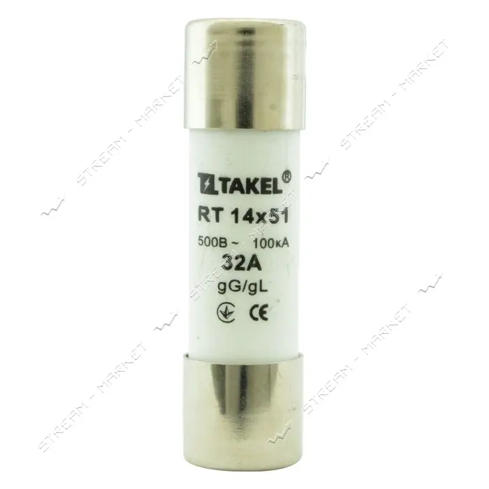 Плавкий предохранитель Takel RT 14х51 32А                                                           