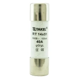 Плавкий предохранитель Takel RT 14х51 40А                                                           