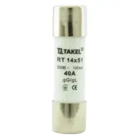 Плавкий предохранитель Takel RT 14х51 40А                                                           