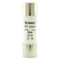 Плавкий предохранитель Takel RT 14х51 63А                                                           