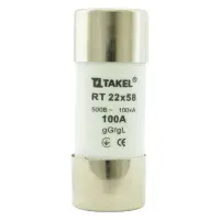 Плавкий предохранитель Takel RT 22х58 100А                                                          