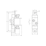Держатель для плавкого предохранителя Takel RT18-32X 2Р 32А 10х38