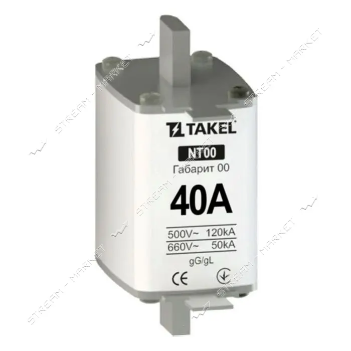 Плавкий предохранитель Takel NT00 40А                                                               