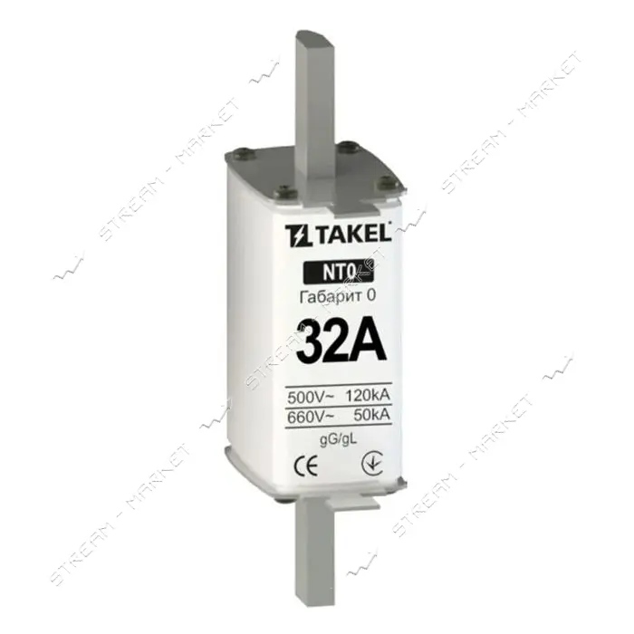 Плавкий предохранитель Takel NT0 32А                                                                