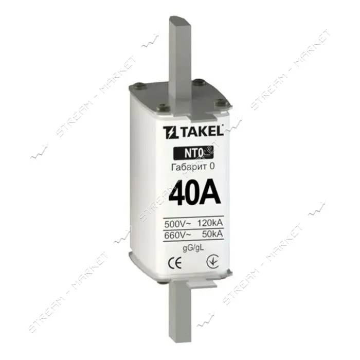 Плавкий предохранитель Takel NT0 40А