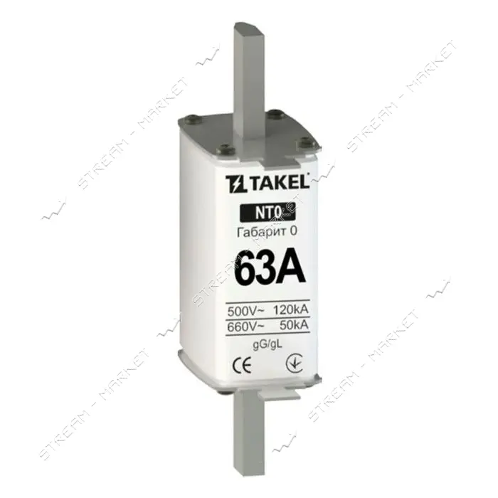 Плавкий предохранитель Takel NT0 63А