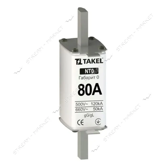 Плавкий предохранитель Takel NT0 80А                                                                