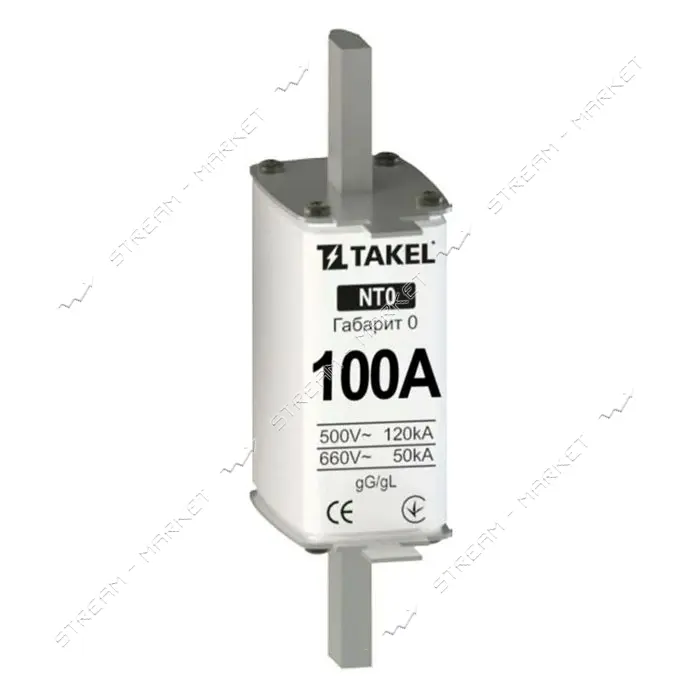 Плавкий предохранитель Takel NT0 100А                                                               