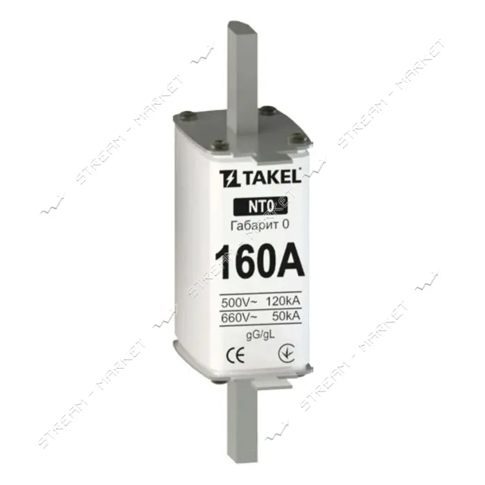 Плавкий предохранитель Takel NT0 160А                                                               