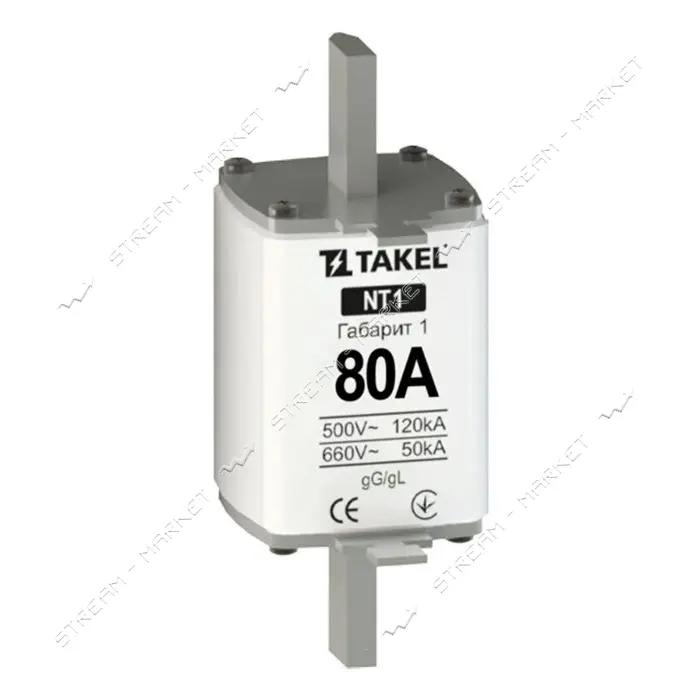 Плавкий предохранитель Takel NT1 80А                                                                
