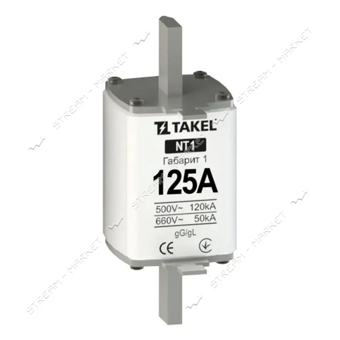 Плавкий предохранитель Takel NT1 125А