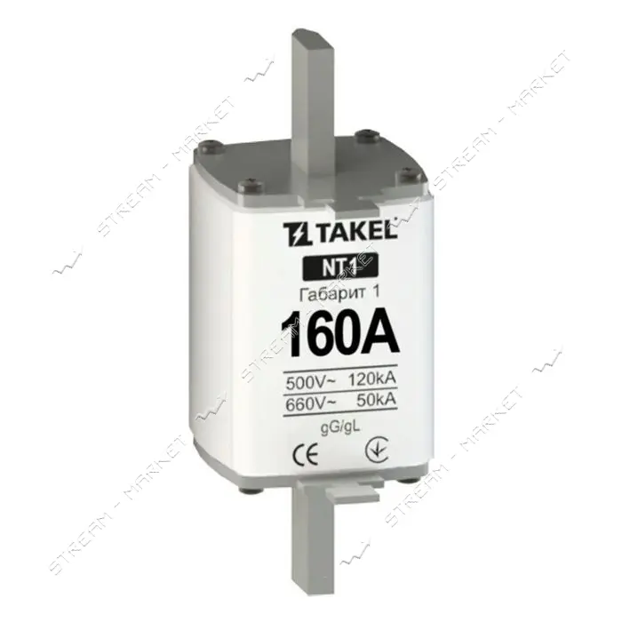 Плавкий предохранитель Takel NT1 160А