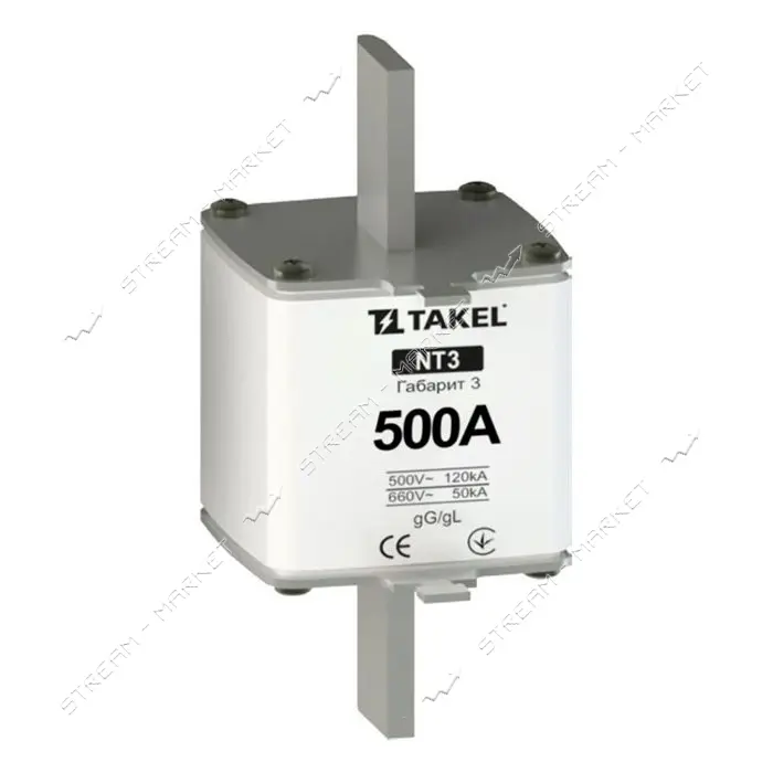 Плавкий предохранитель Takel NT3 500А                                                               