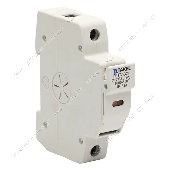 Держатель для плавкого предохранителя Takel RTPV-32H 10x38 1P 32A 1000V