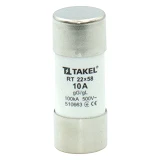 Плавкий предохранитель Takel RT 22х58 10А                                                           