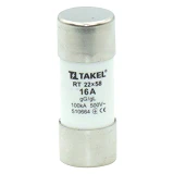 Плавкий предохранитель Takel RT 22х58 16А                                                           