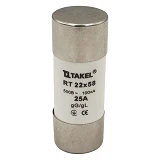 Плавкий предохранитель Takel RT 22х58 25А                                                           