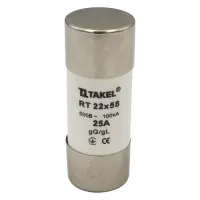 Плавкий предохранитель Takel RT 22х58 25А                                                           