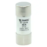 Плавкий предохранитель Takel RT 22х58 40А                                                           