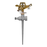 Дождеватель пульсирующий на костыле Intertool GE-0052 круг/сектор полива до 12м