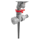 Дождеватель пульсирующий на костыле Intertool GE-0053 круг/сектор полива до 12м                     