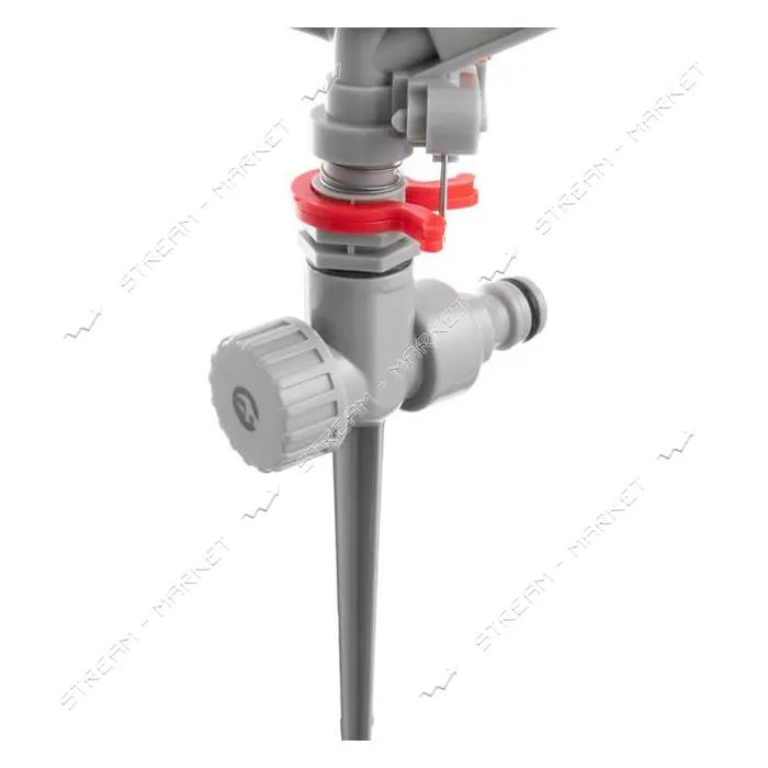 Дождеватель пульсирующий на костыле Intertool GE-0053 круг/сектор полива до 12м                     