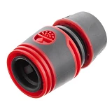 Коннектор Intertool GE-1116 прорезиненный 1/2" для шланга 1/2"                                      