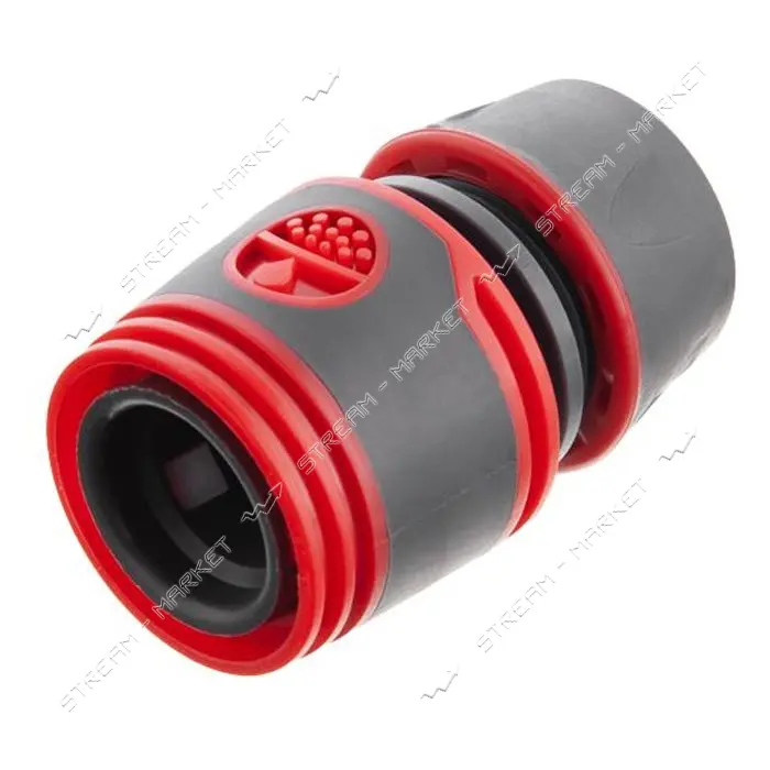 Коннектор Intertool GE-1116 прорезиненный 1/2" для шланга 1/2"                                      