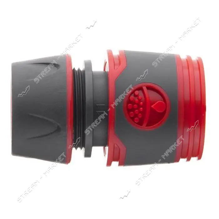 Коннектор Intertool GE-1116 прорезиненный 1/2" для шланга 1/2"                                      