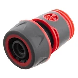Коннектор Intertool GE-1117 прорезиненный 1/2" для шланга 3/4"                                      