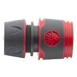 Коннектор Intertool GE-1119 прорезиненный 1/2" с аквастопом для шланга 1/2"