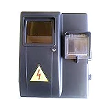 Бокс герметичный КДЕ 1ф-й пластик под электросчетчик IP54 черный Одесса