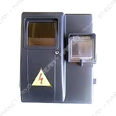 Бокс герметичный КДЕ 1ф-й пластик под электросчетчик IP54 черный Одесса