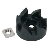 Муфта двигателя для блендера Moulinex Tefal с квадратной гайкой-MS-651346