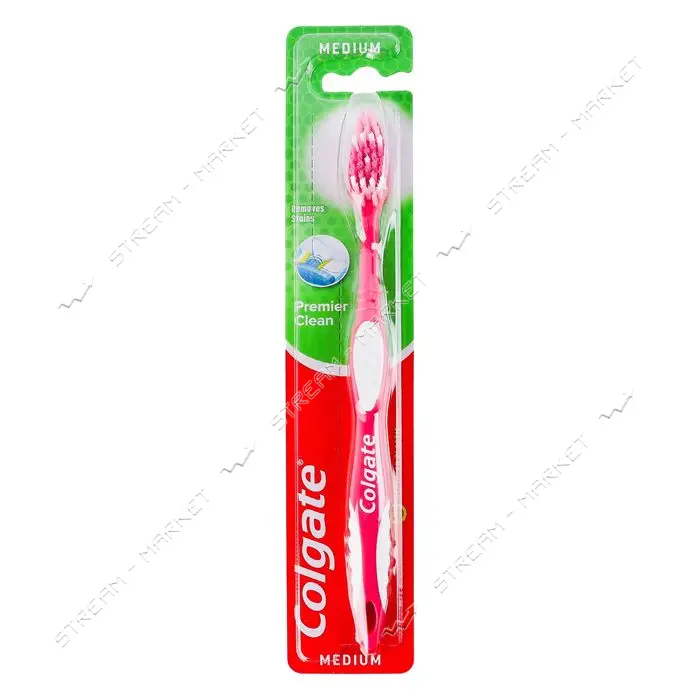 Зубная щетка Colgate Премьер отбеливания средняя 1шт
