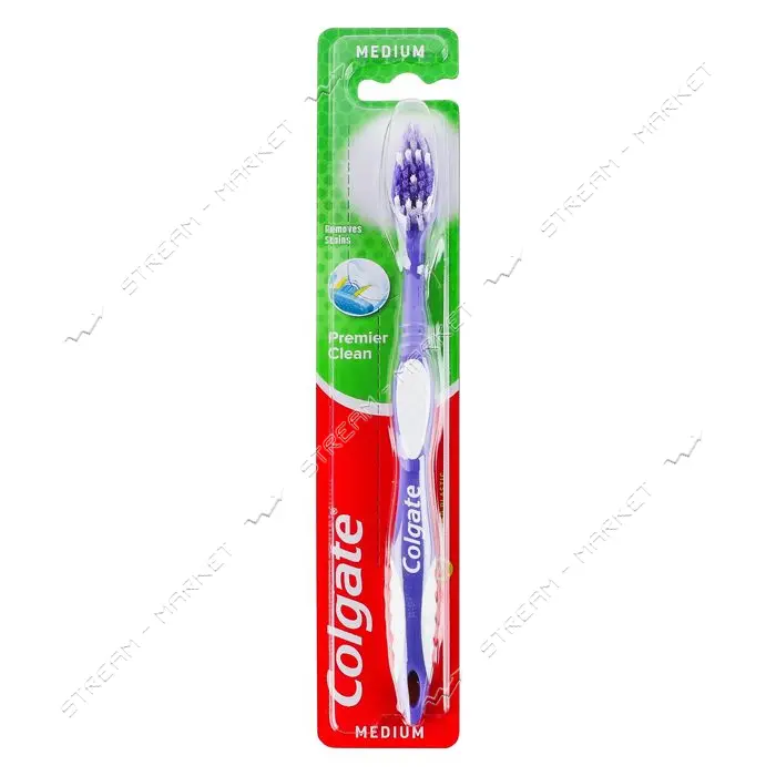 Зубная щетка Colgate Премьер отбеливания средняя 1шт