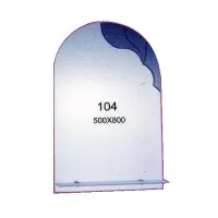Зеркало 500x800мм 1 полка зеркало 104                                                               
