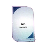 Зеркало 500x800мм 1 полка зеркало 106                                                               