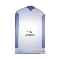 Зеркало 500x800мм 1 полка зеркало 107                                                               