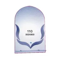 Зеркало 500x800мм 1 полка зеркало 110                                                               